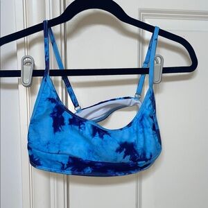 Blue Tie-Dye 2 piece swim suit